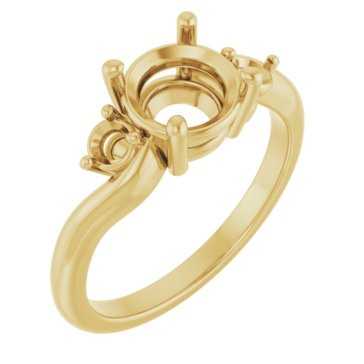 Accented Engagement Ring