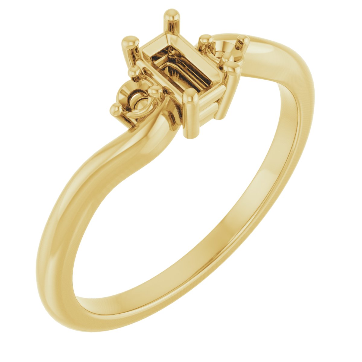 Accented Engagement Ring