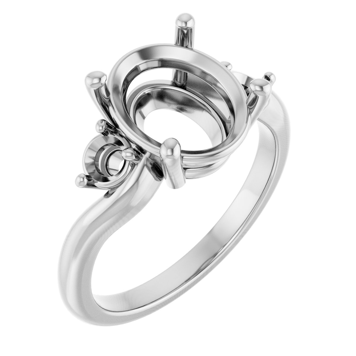 Accented Engagement Ring