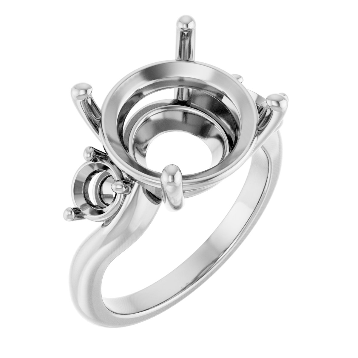 Accented Engagement Ring
