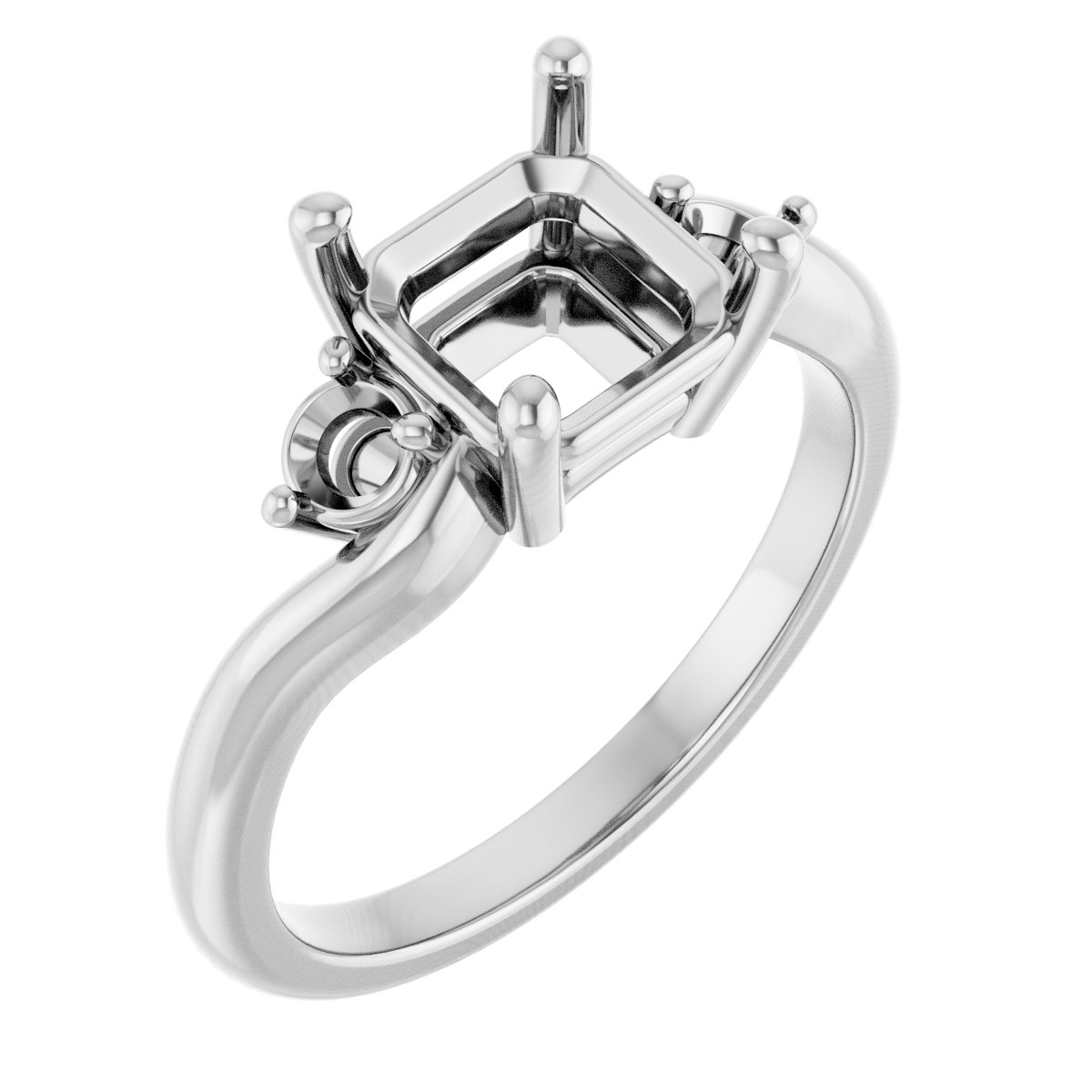 Accented Engagement Ring
