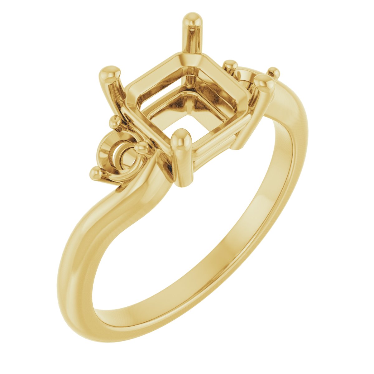 Accented Engagement Ring