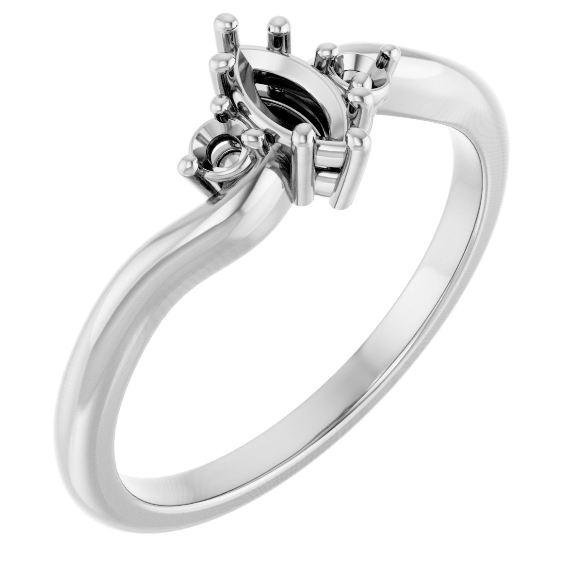 Accented Engagement Ring