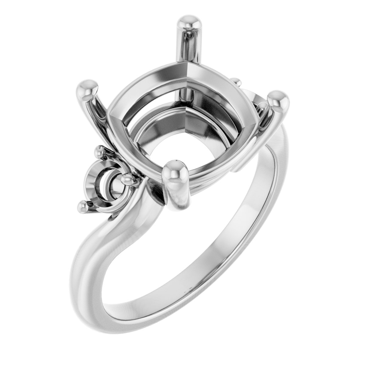 Accented Engagement Ring