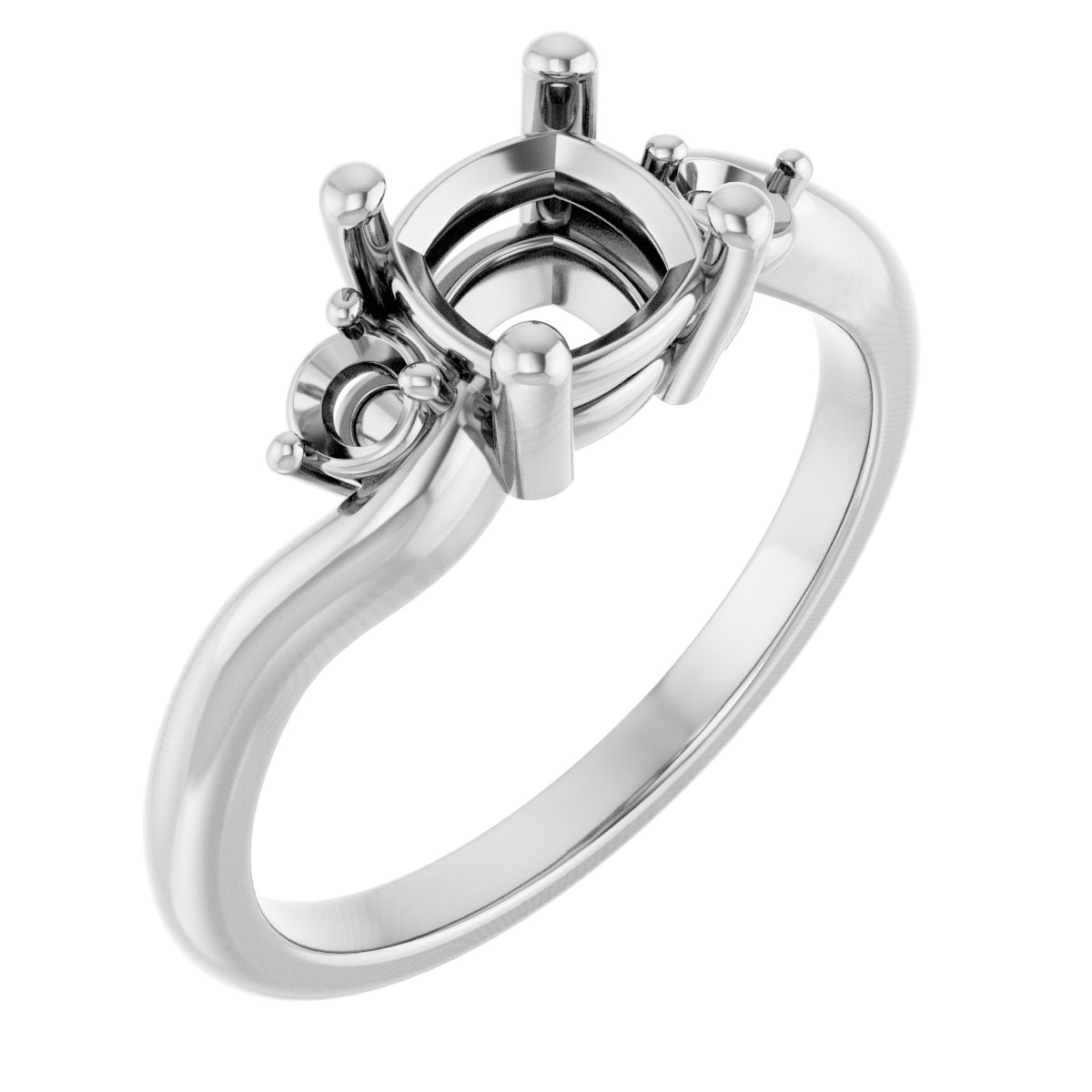 Accented Engagement Ring