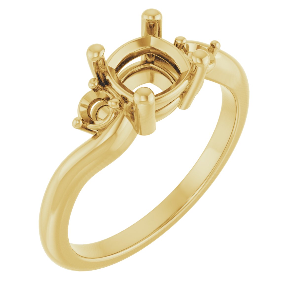 Accented Engagement Ring