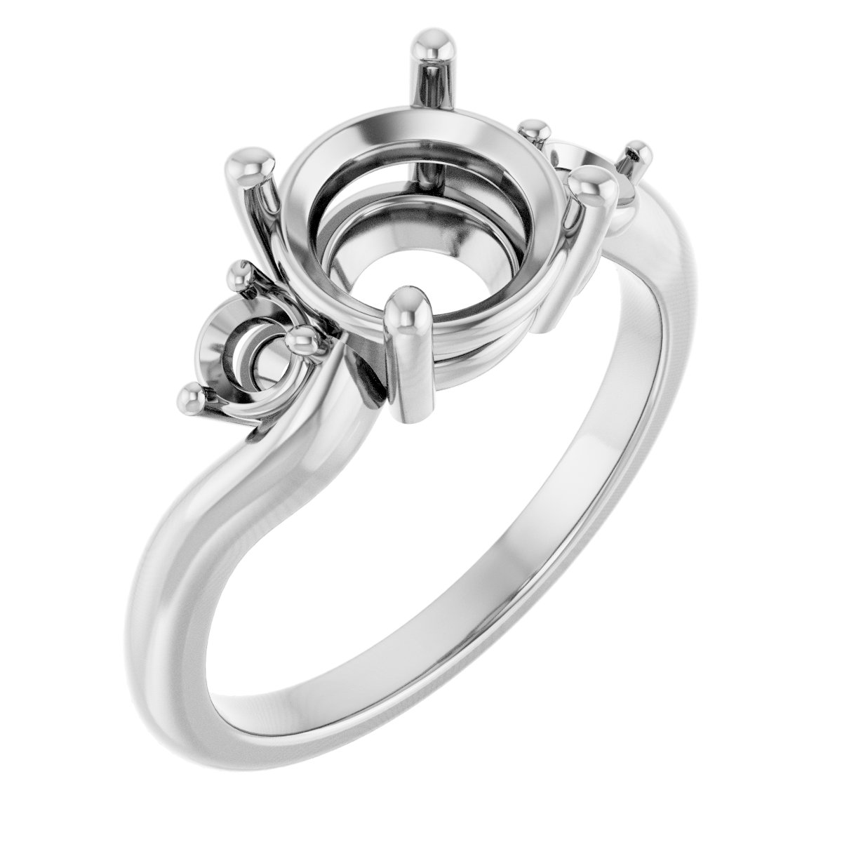 Accented Engagement Ring