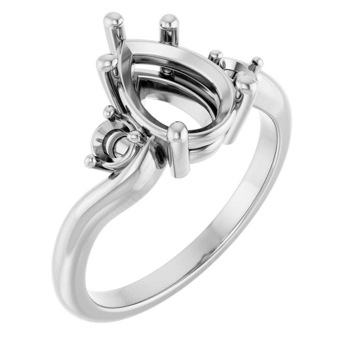 Accented Engagement Ring