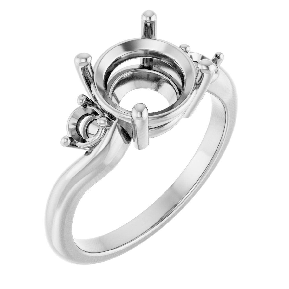 Accented Engagement Ring