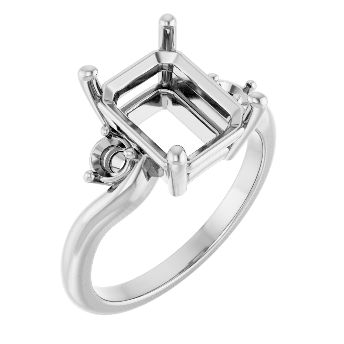 Accented Engagement Ring