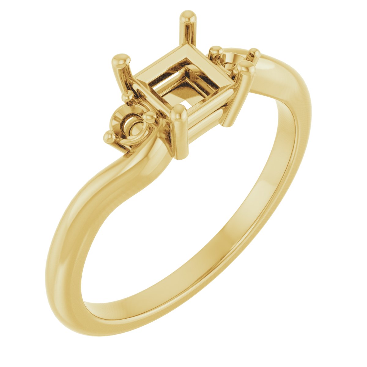 Accented Engagement Ring