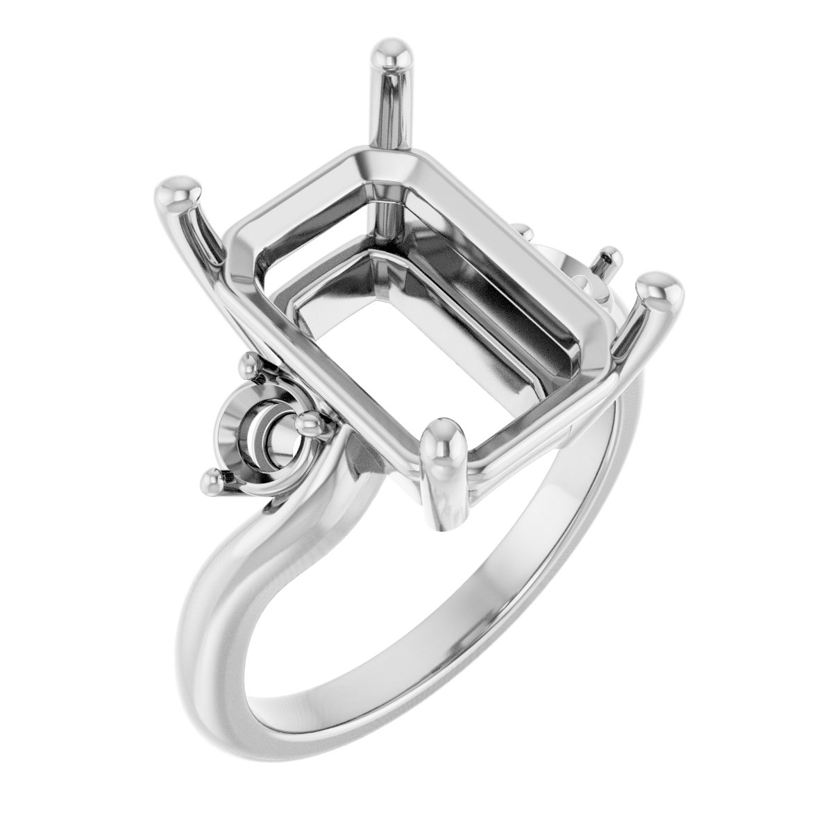 Accented Engagement Ring
