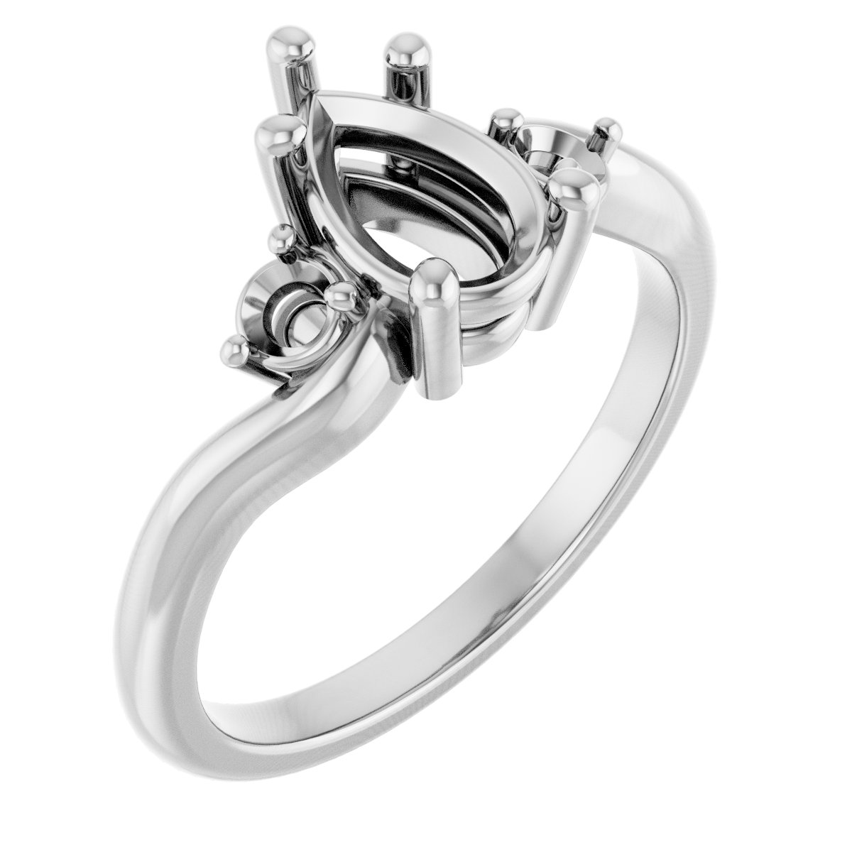 Accented Engagement Ring