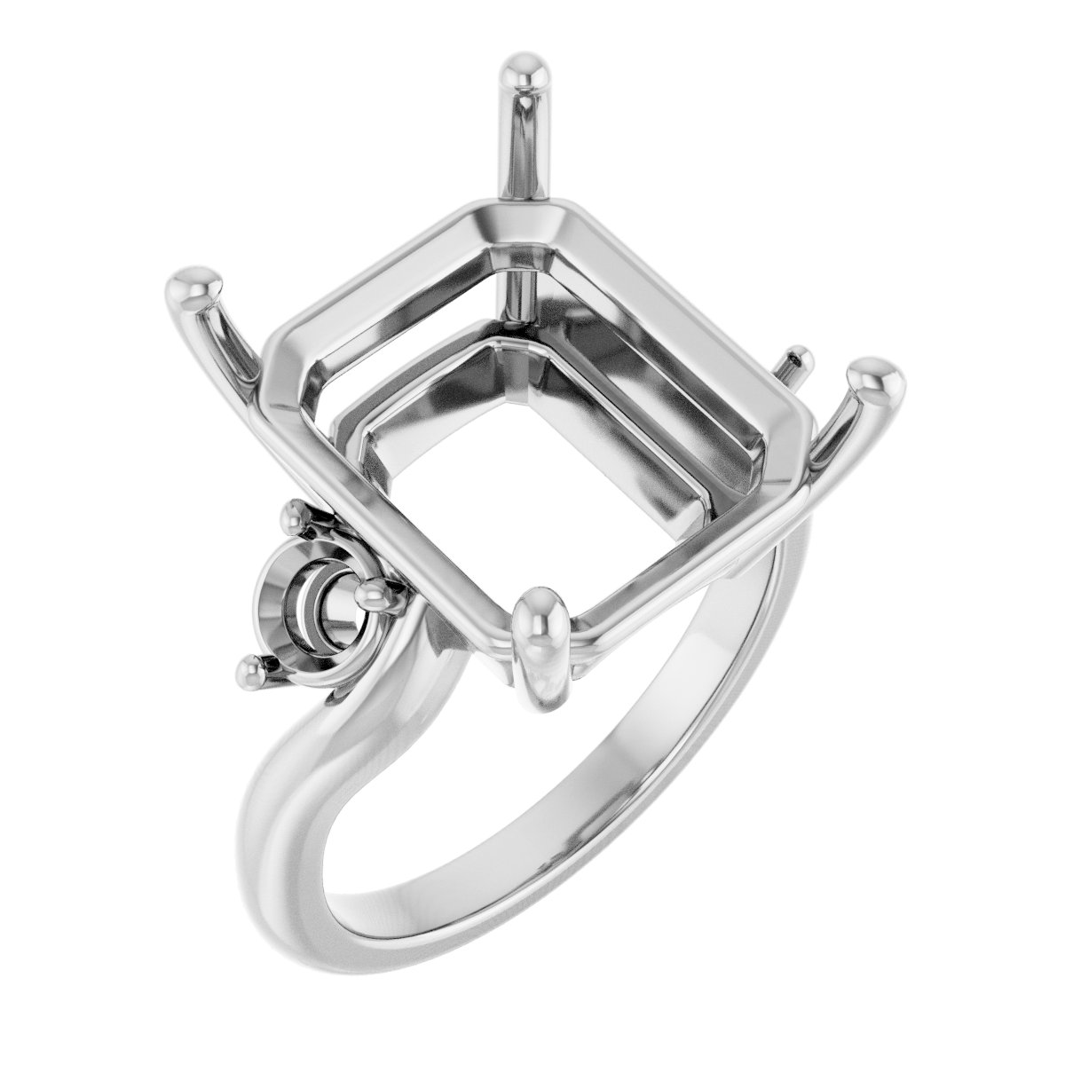 Accented Engagement Ring