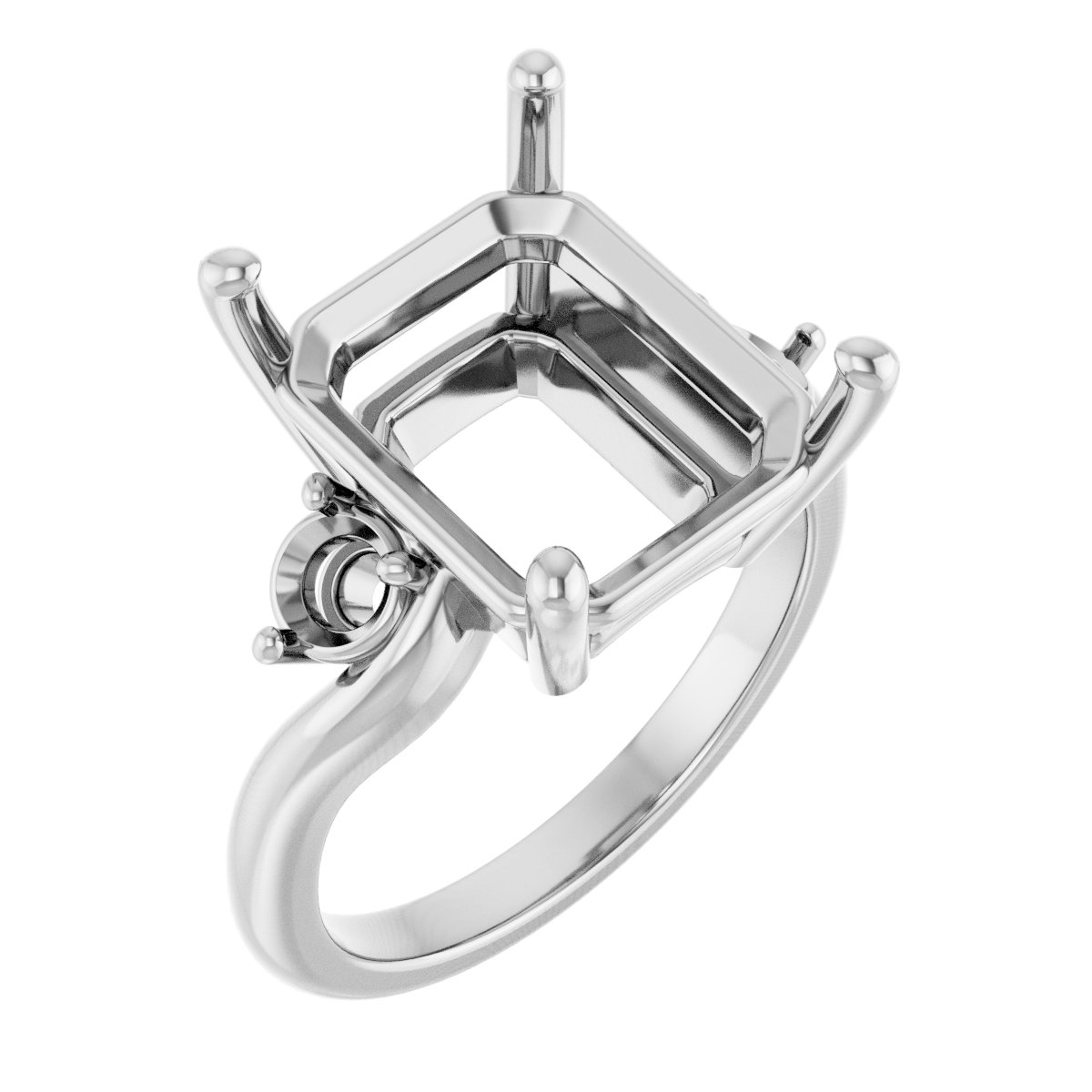 Accented Engagement Ring