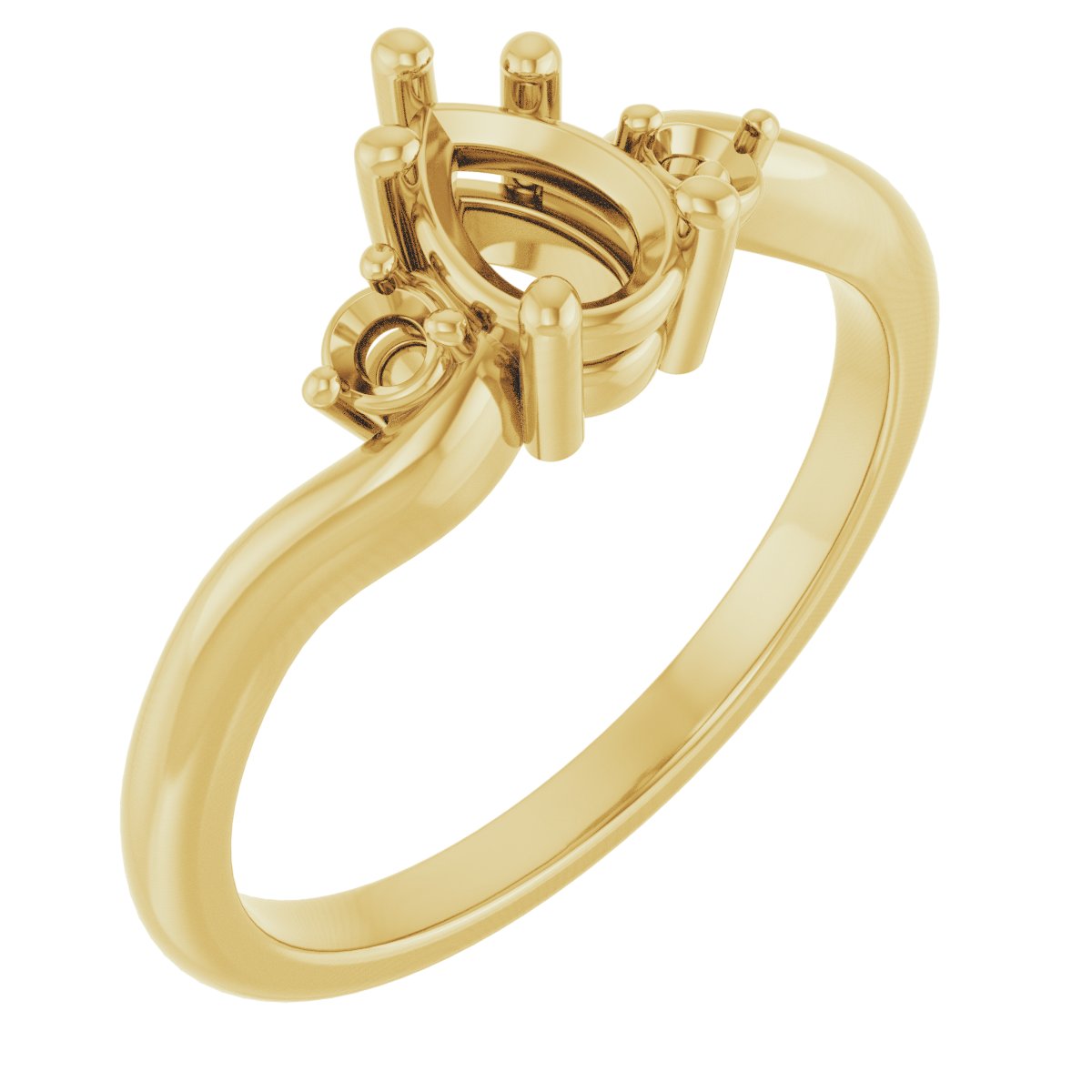 Accented Engagement Ring