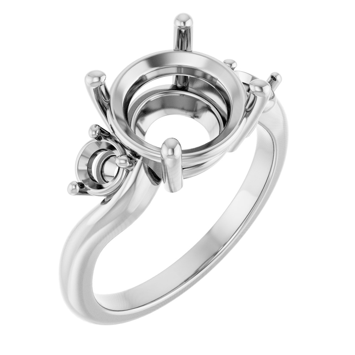 Accented Engagement Ring