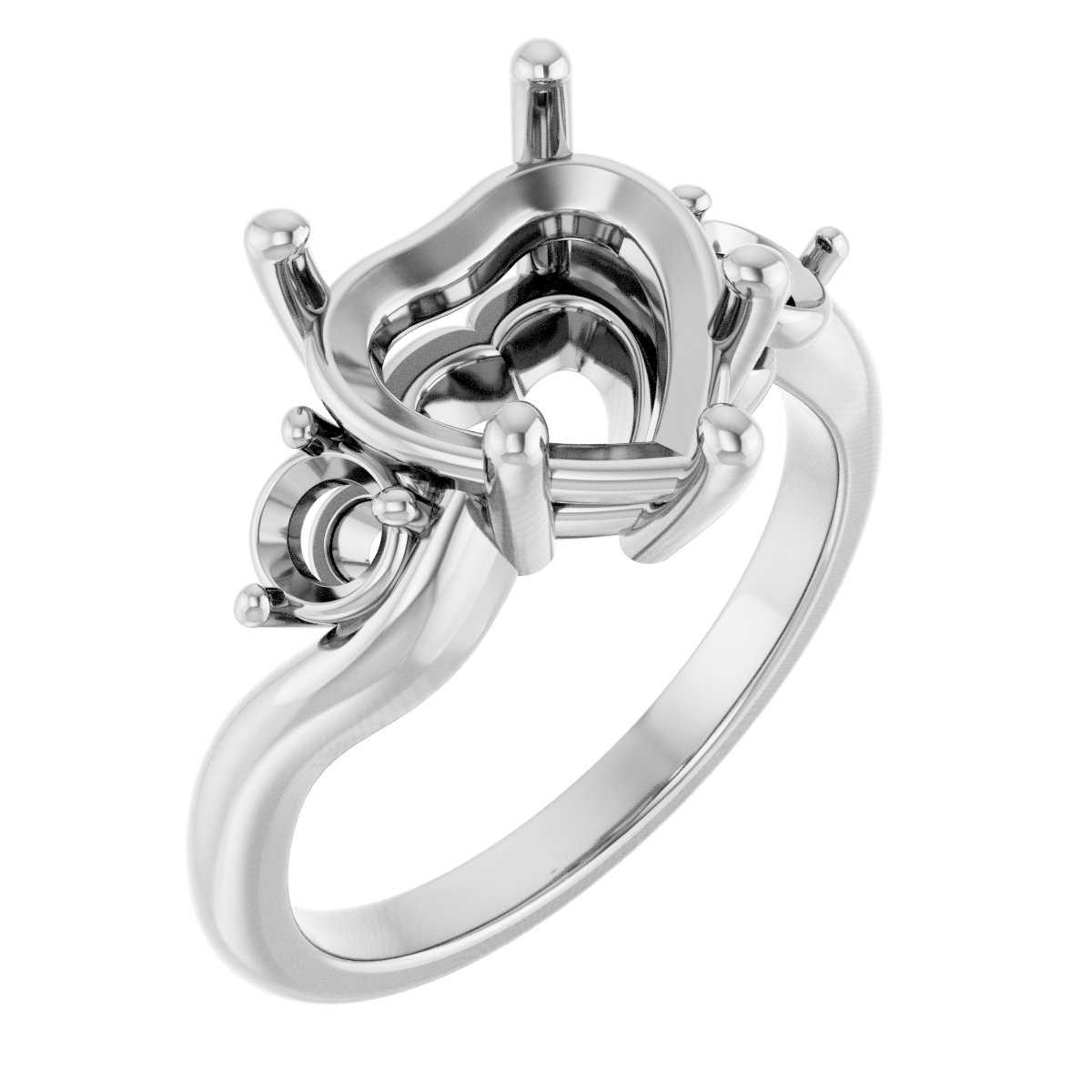 Accented Engagement Ring