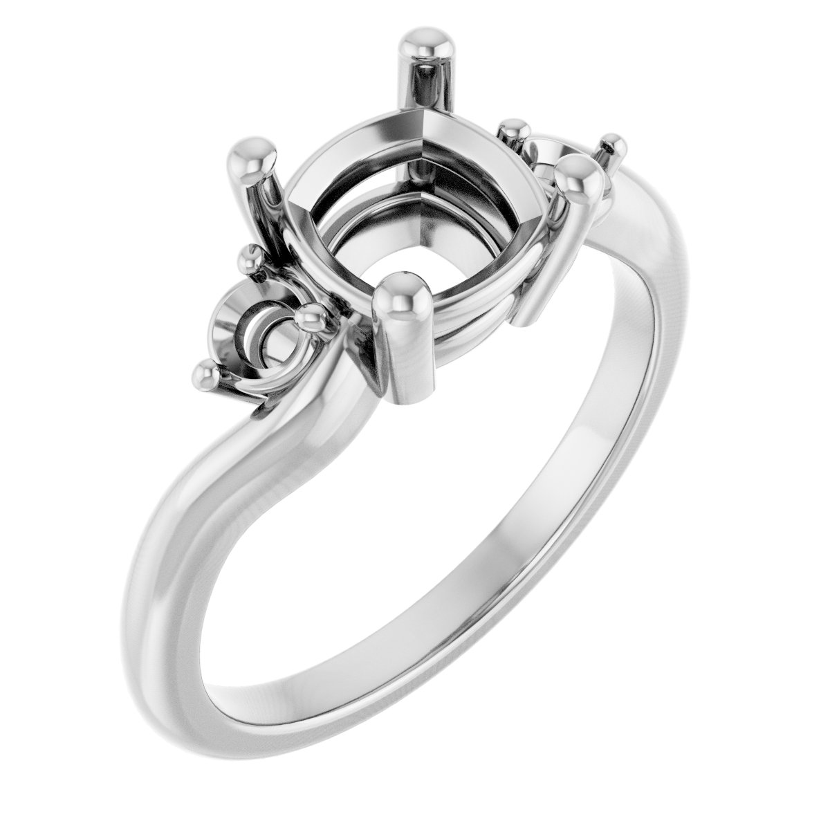 Accented Engagement Ring