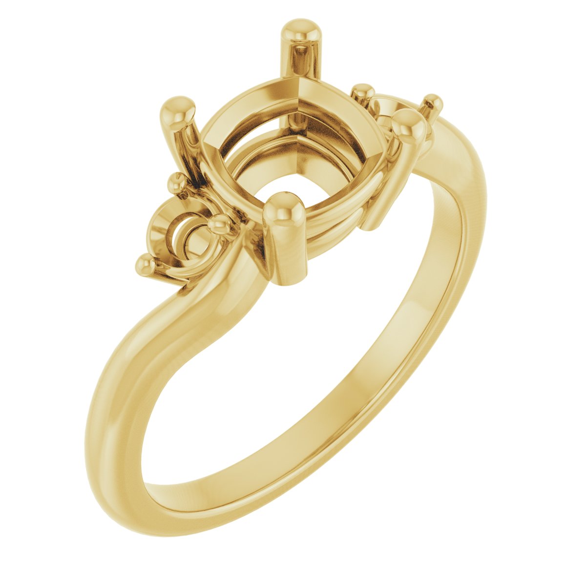 Accented Engagement Ring