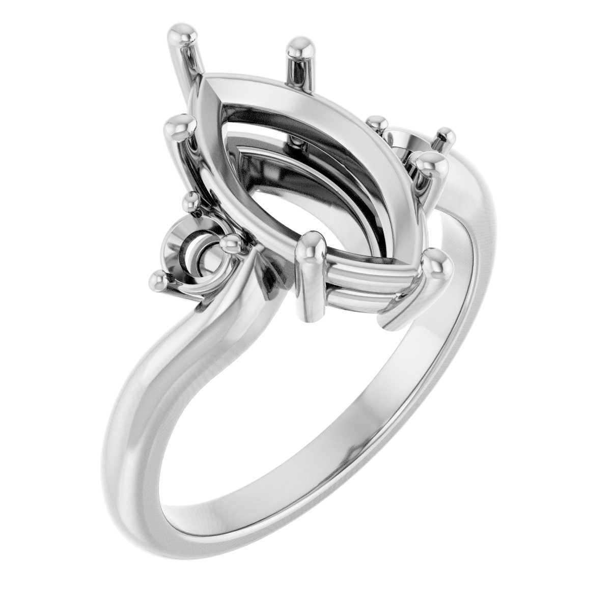 Accented Engagement Ring