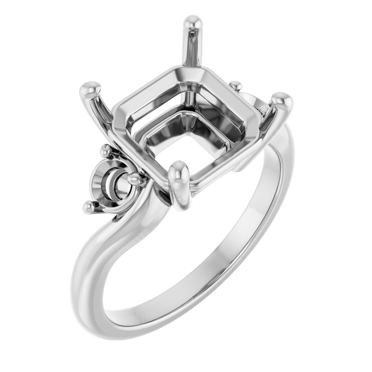 Accented Engagement Ring