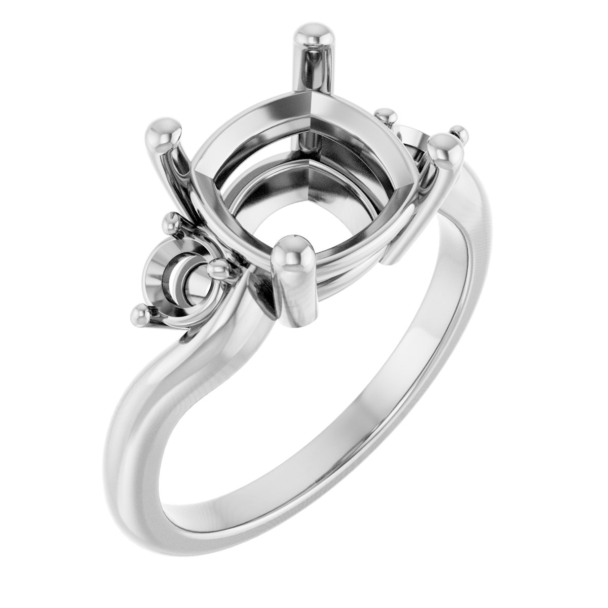 Accented Engagement Ring