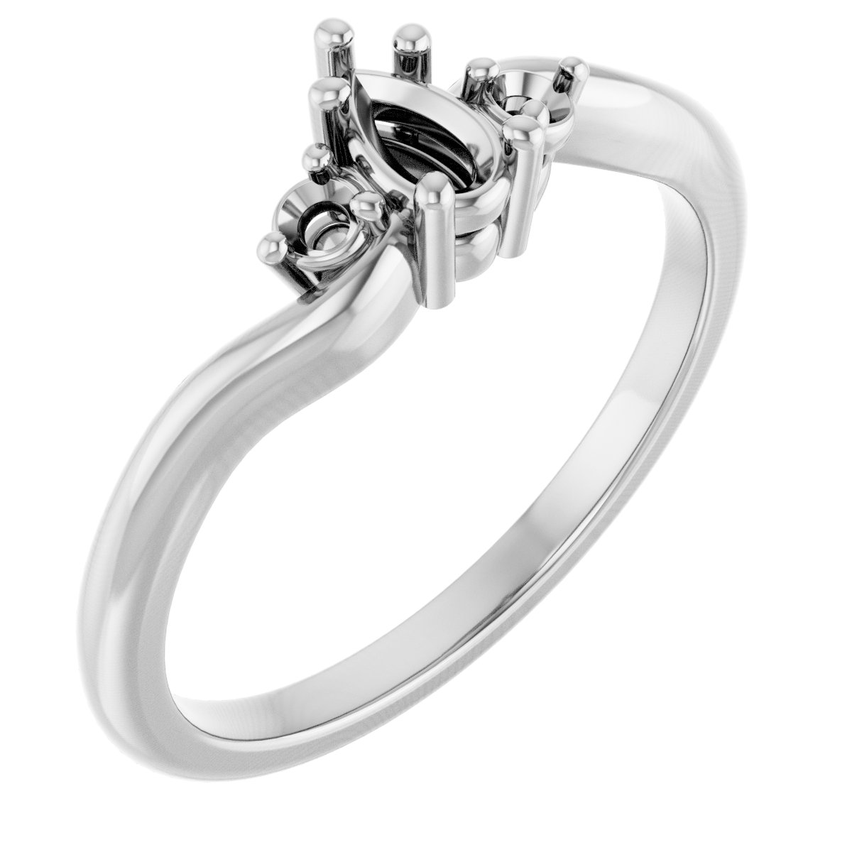 Accented Engagement Ring