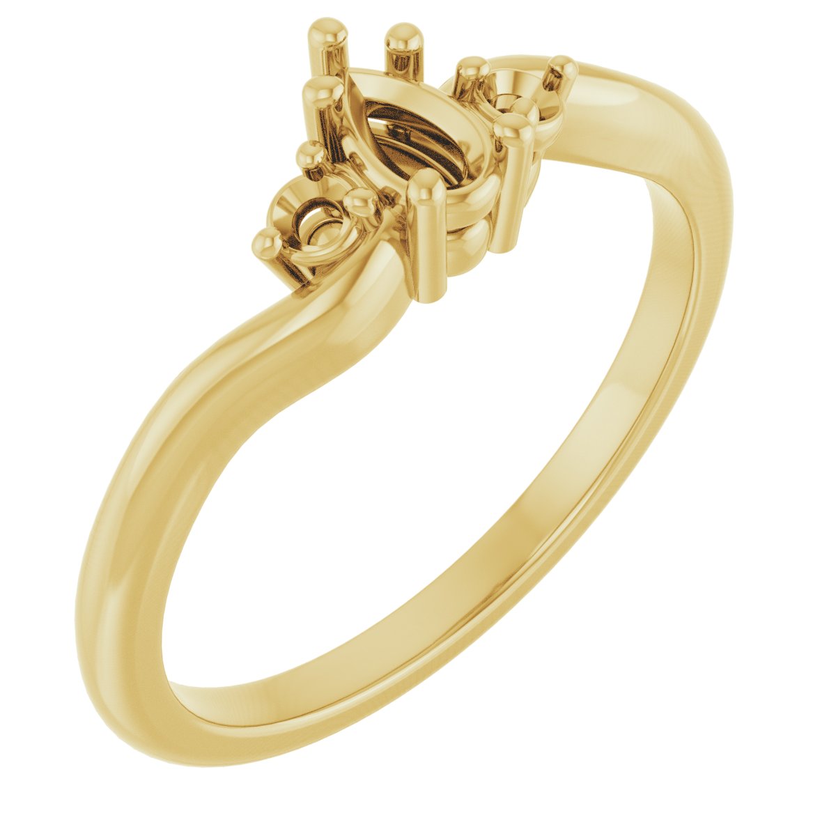 Accented Engagement Ring