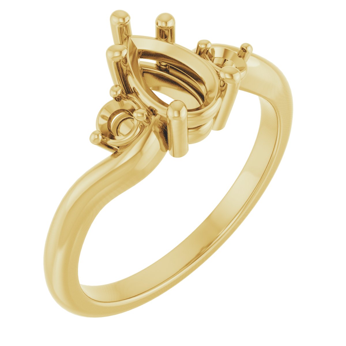 Accented Engagement Ring