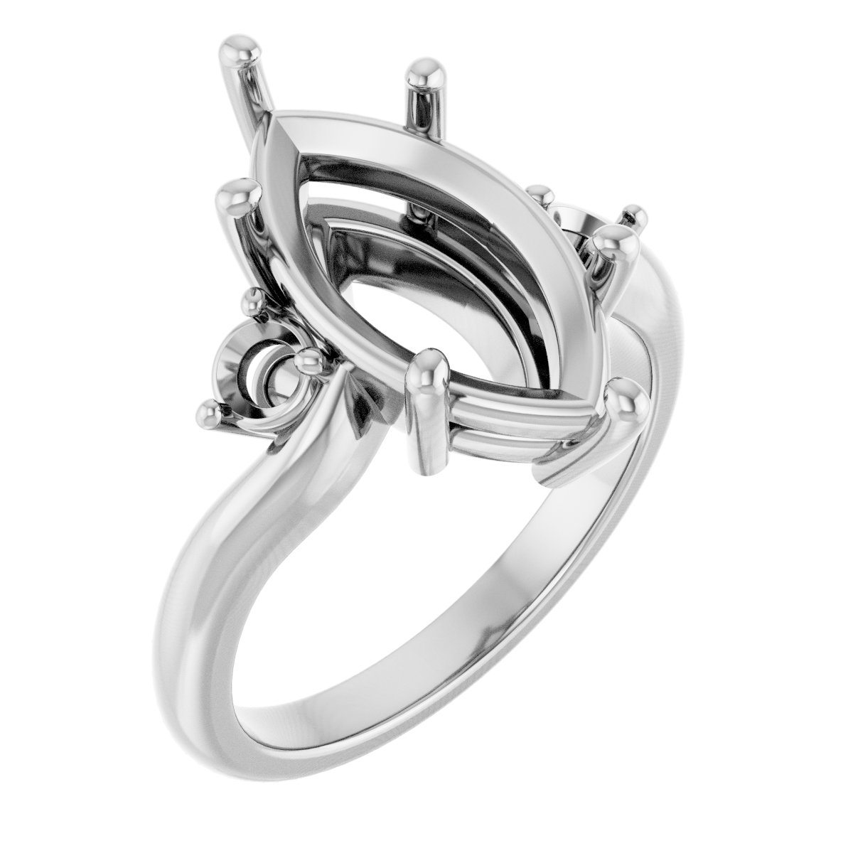 Accented Engagement Ring