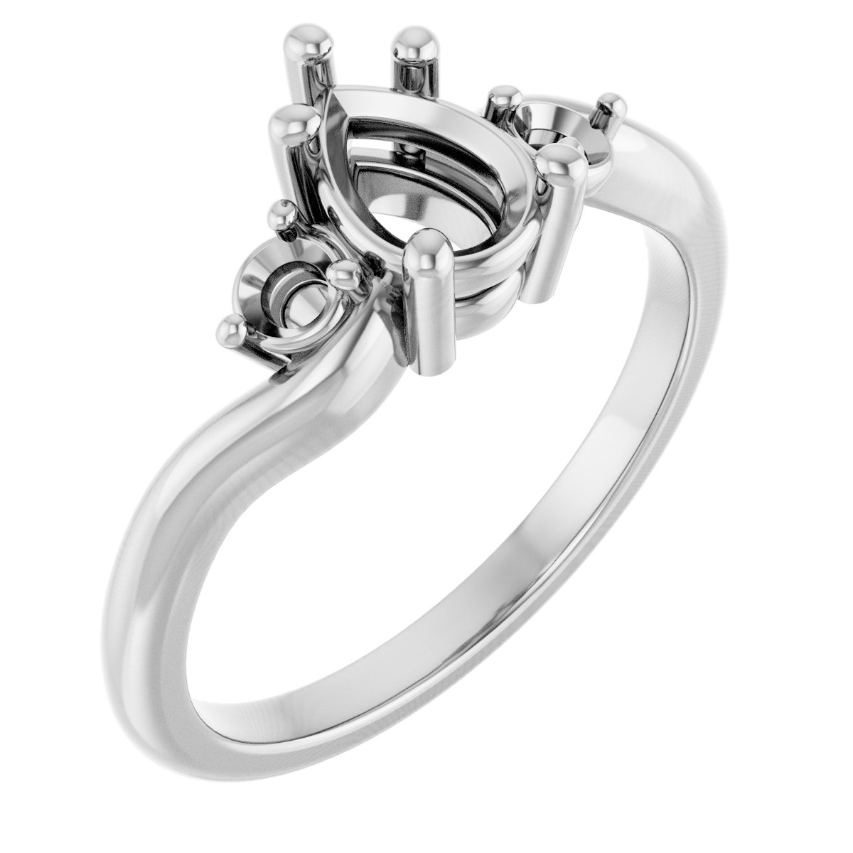 Accented Engagement Ring