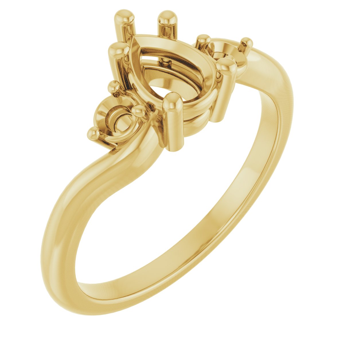 Accented Engagement Ring