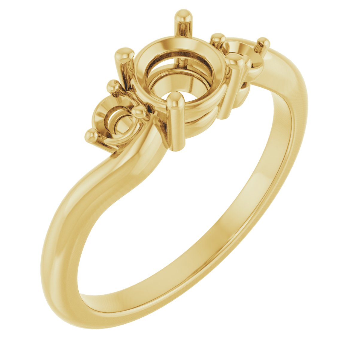 Accented Engagement Ring