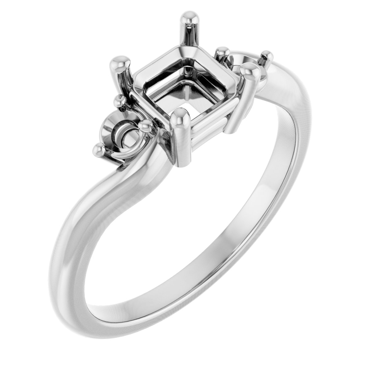 Accented Engagement Ring