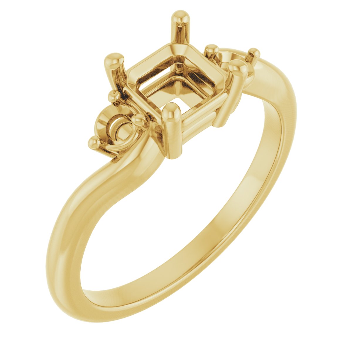 Accented Engagement Ring