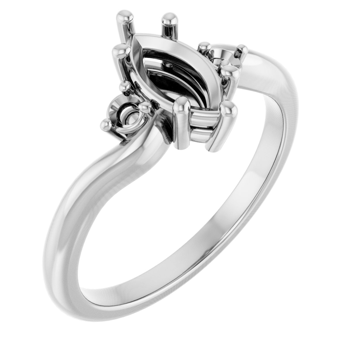 Accented Engagement Ring