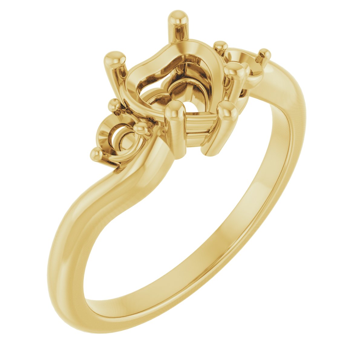 Accented Engagement Ring