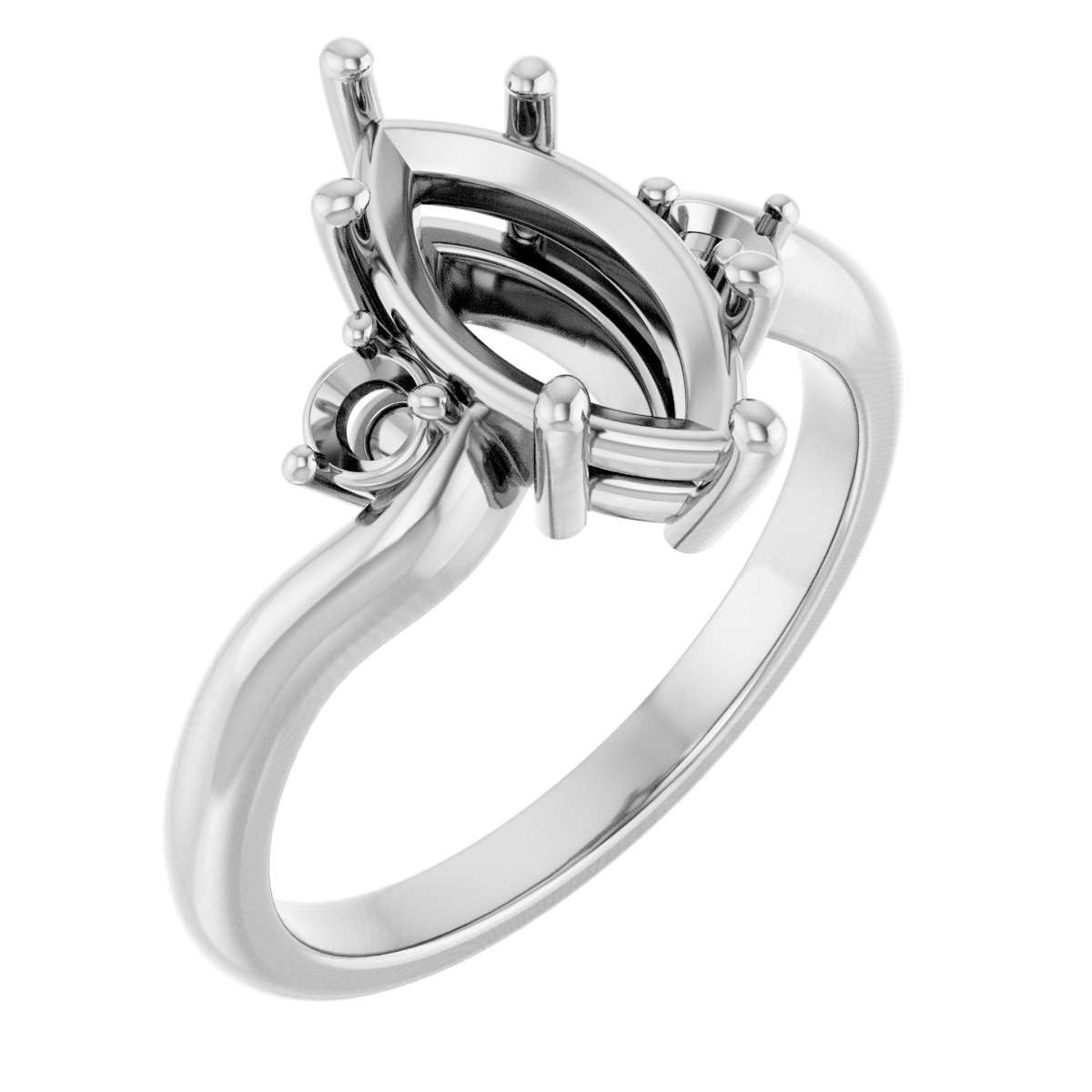 Accented Engagement Ring