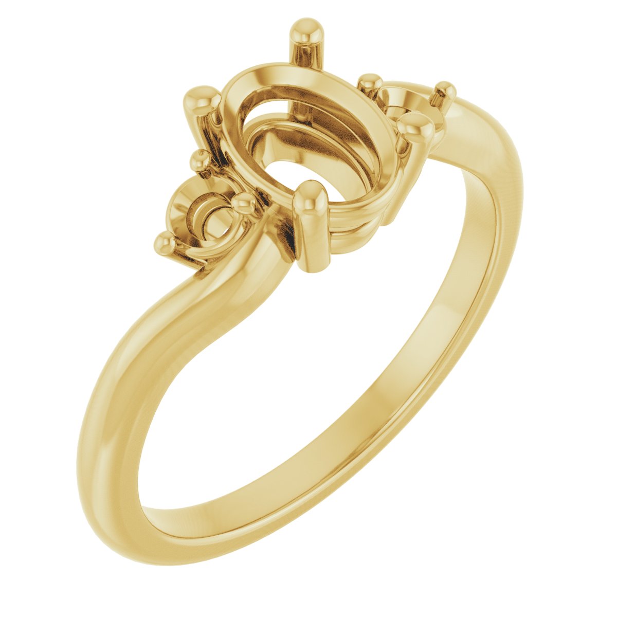 Accented Engagement Ring