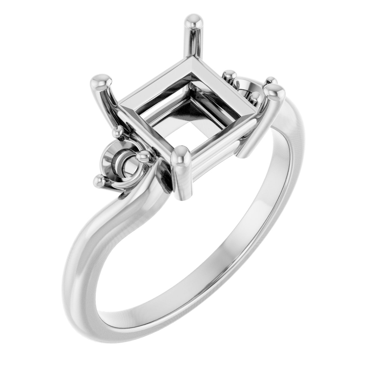 Accented Engagement Ring