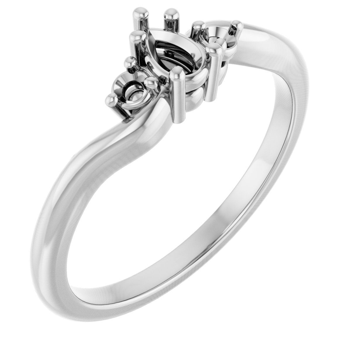 Accented Engagement Ring