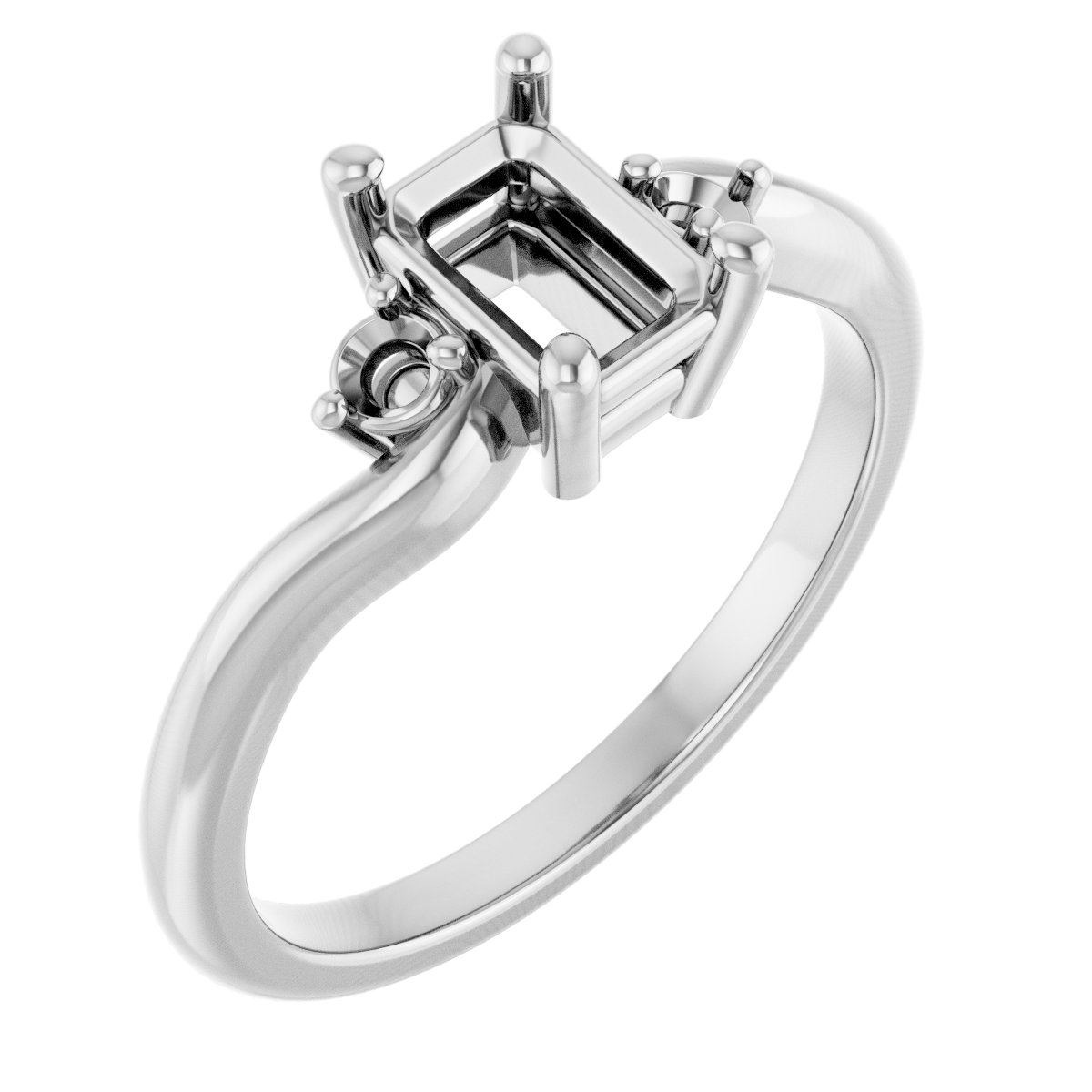 Accented Engagement Ring