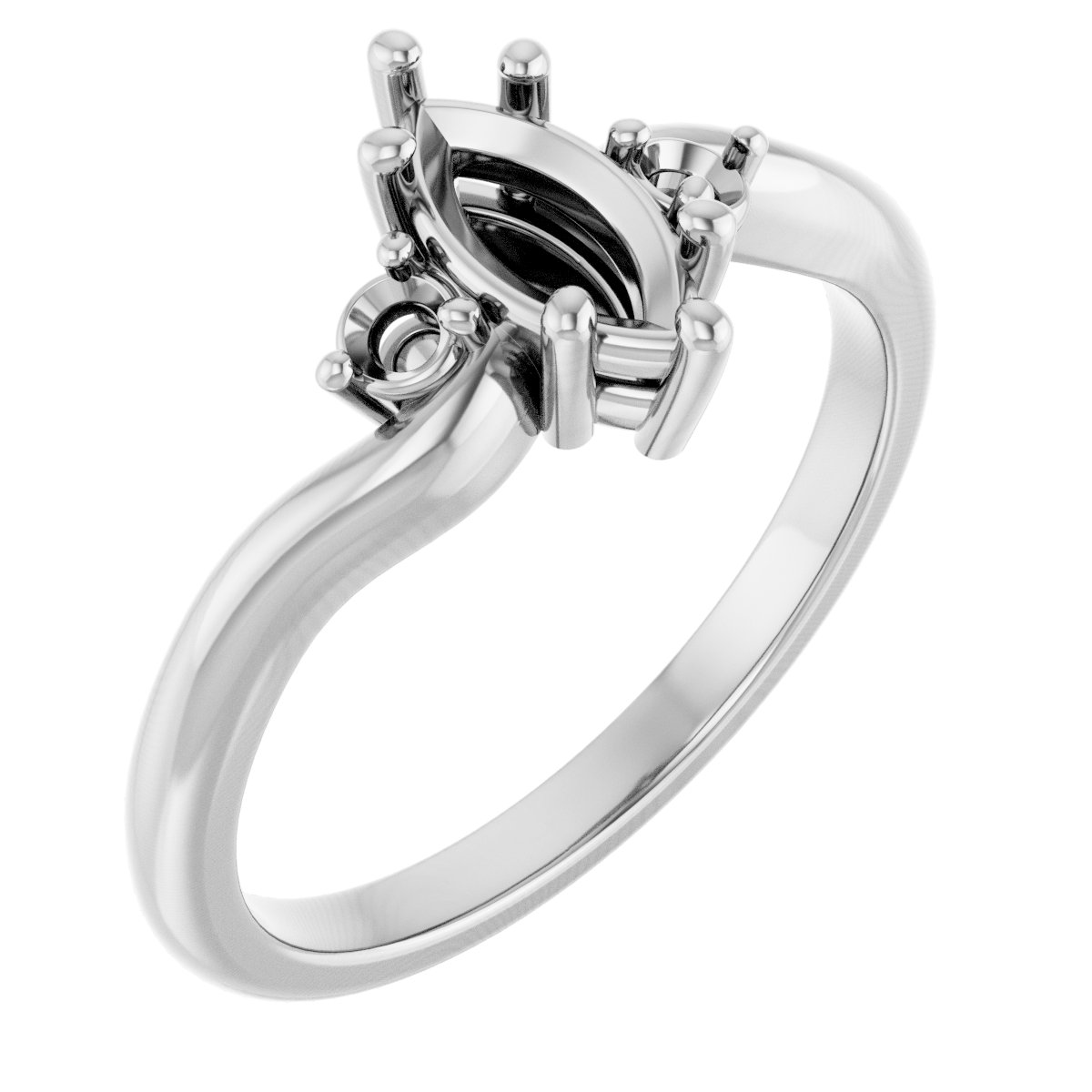 Accented Engagement Ring