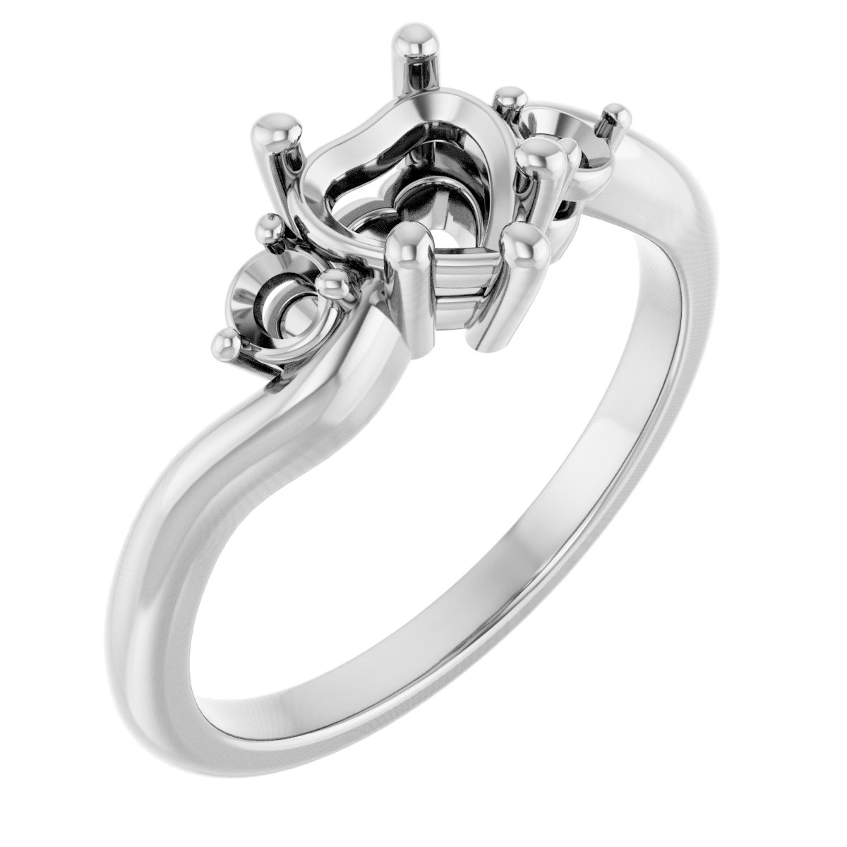 Accented Engagement Ring