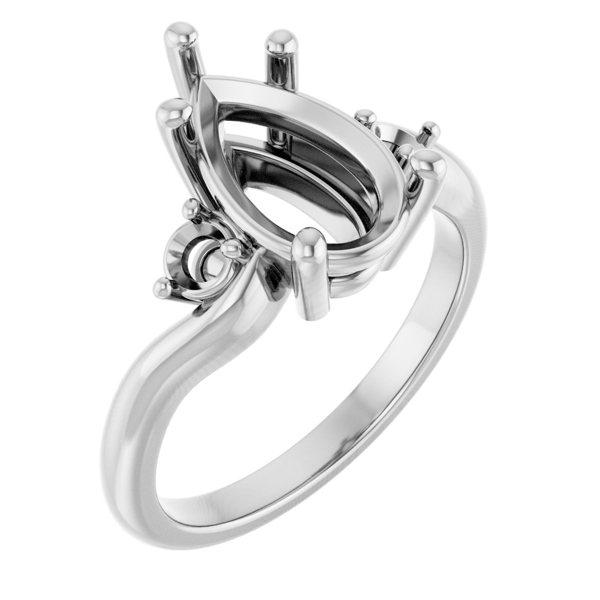 Accented Engagement Ring