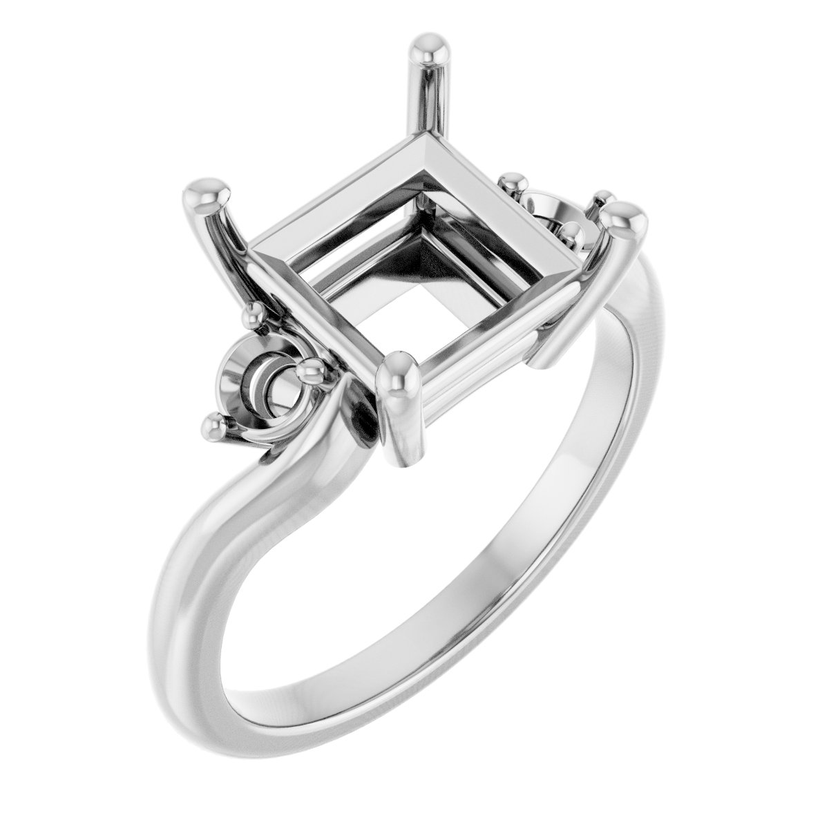 Accented Engagement Ring