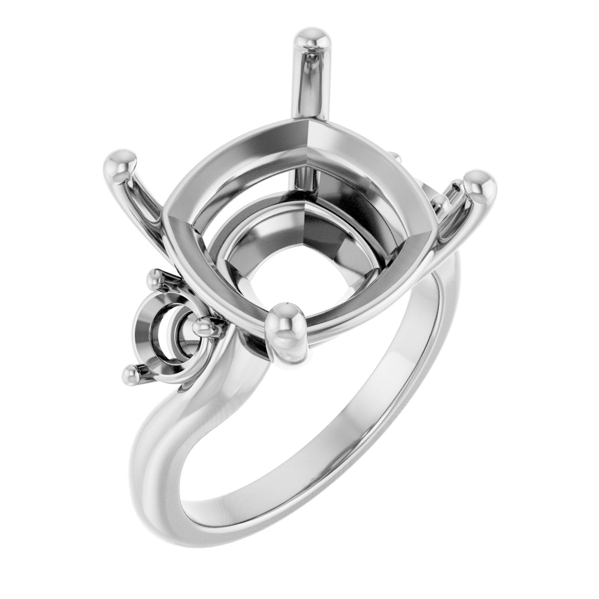 Accented Engagement Ring