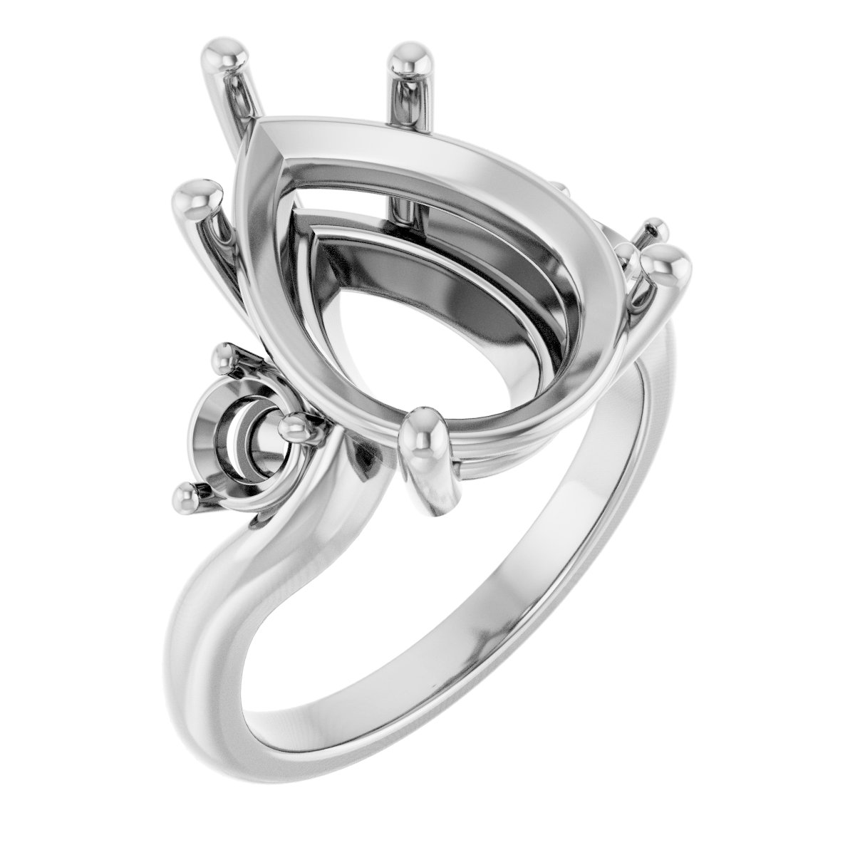 Accented Engagement Ring