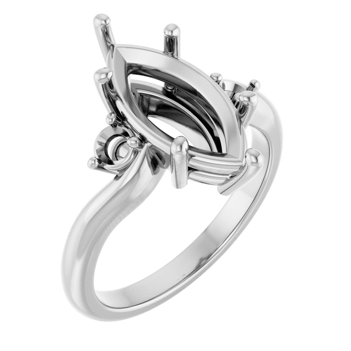 Accented Engagement Ring